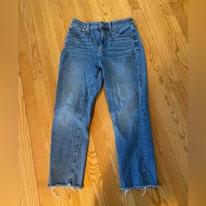 Madewell curvy perfect vintage jeans